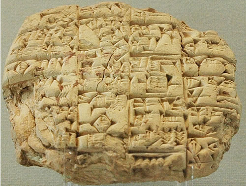 Cuneiform tablet