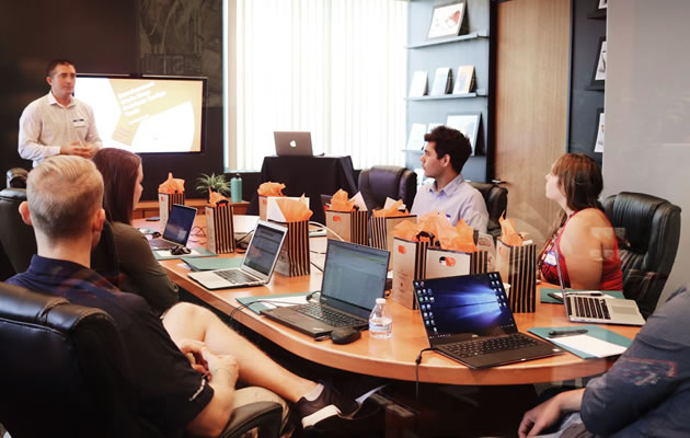 Photo of a conference room