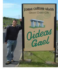 Simon at Oideas Gael, June 2005