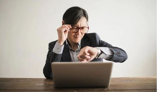 Photo of man at laptop