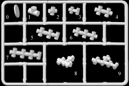 Pipeline 3D numerals